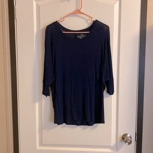 Faded Glory Navy Blue Blouse